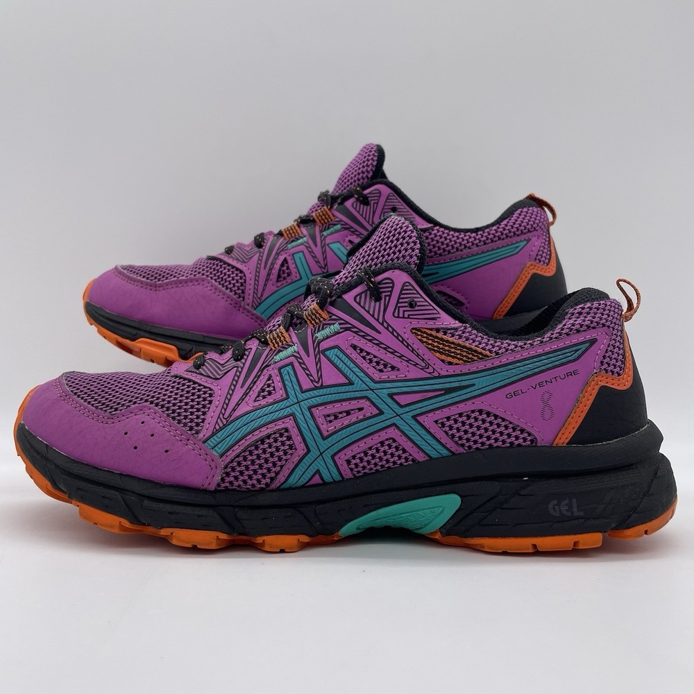 Asics Gel-Venture 8 Purple and Teal Athletic Shoes